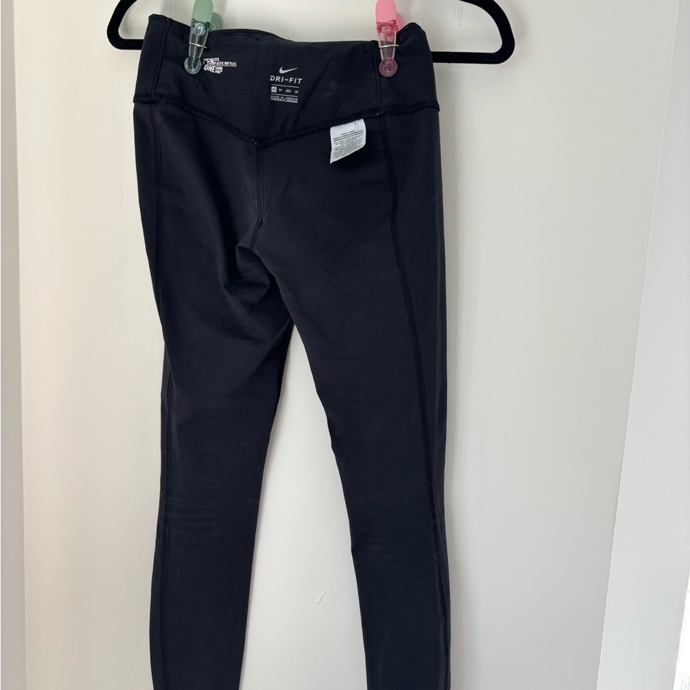 Nike Black Leggings Smooth Fabric